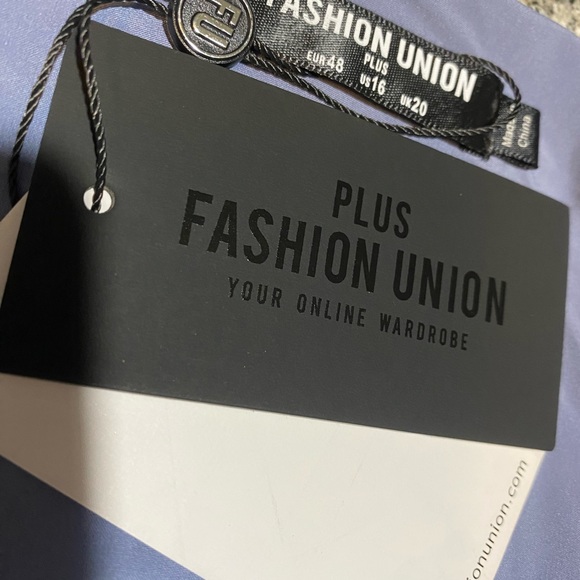 FASHION UNION Plus Wrap Blouse size 16 - Picture 5 of 11